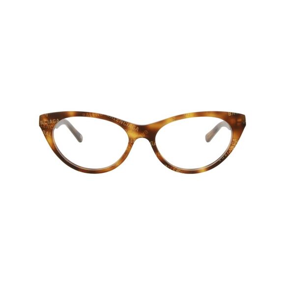 Balenciaga Cat Eye-Frame Acetate Optical Frames Brown Womens - Picture 1 of 5